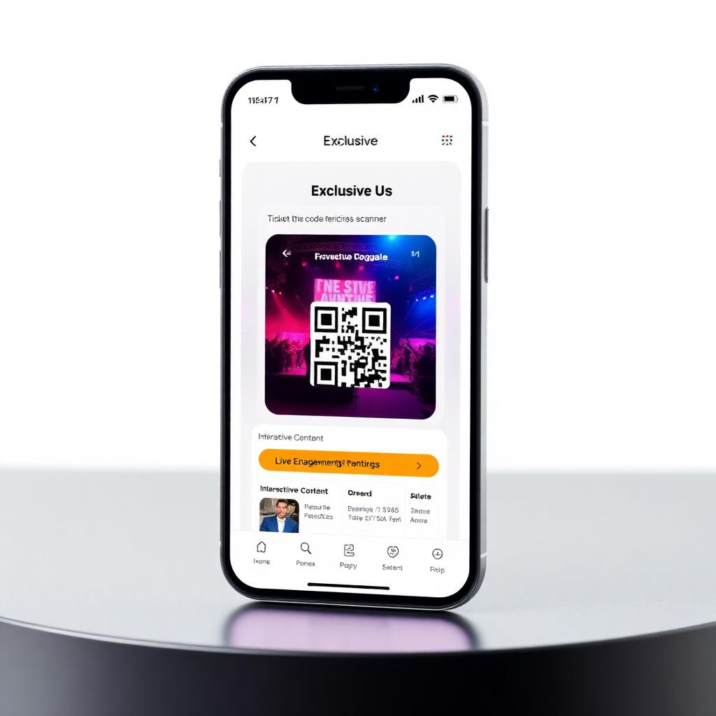 App exclusivo do evento para verificação de ingressos e interações